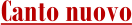 Canto nuovo